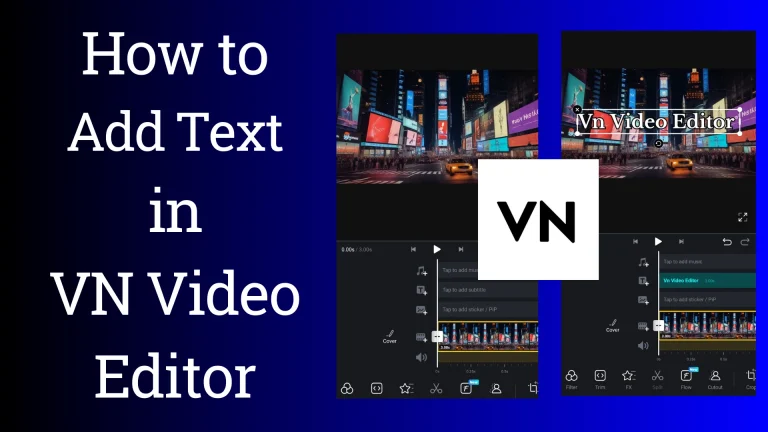 How to in vn video editor