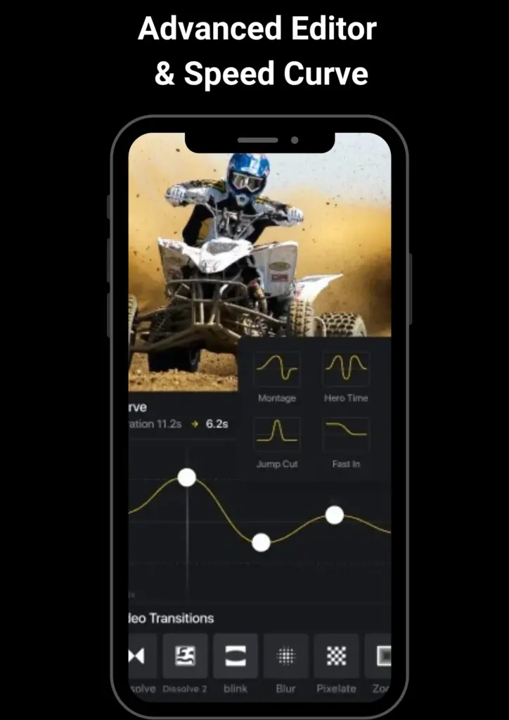 VN for IOS advanced Editor and speed curve
