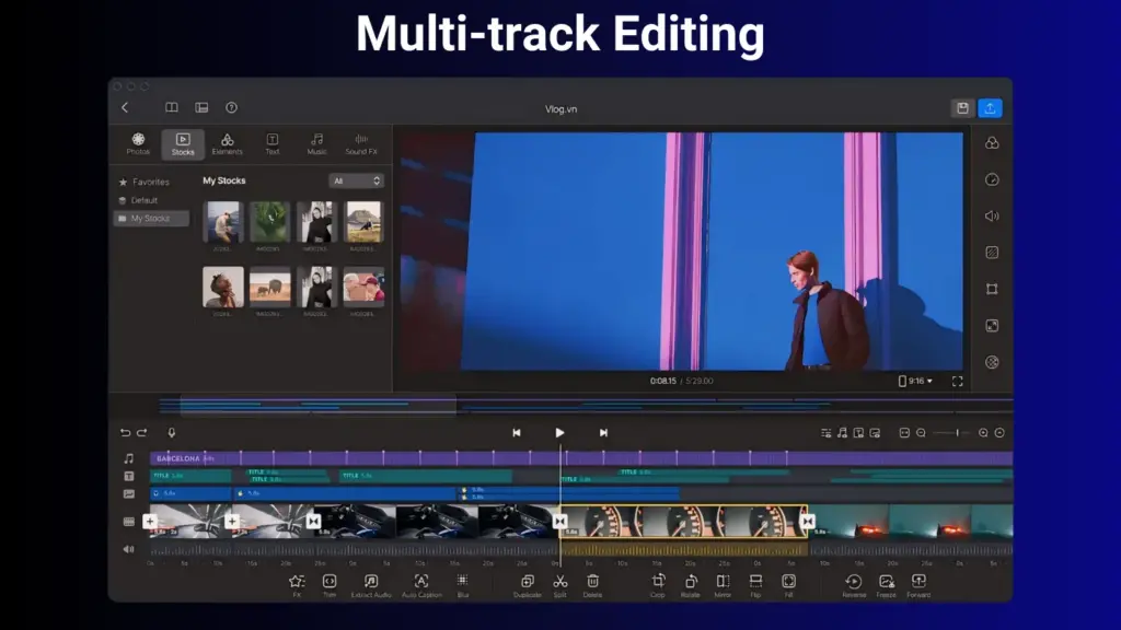 vn for pc multi track editing